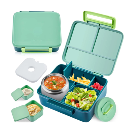 Bento Lunch Box for Kids with 8oz Soup Thermo Leak-Proof