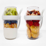 On the Go Yogurt Parfait Snack Cup 12 oz with Spoon & Lid