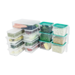 15-Piece Fridge Storage Box Set, BPA-Free